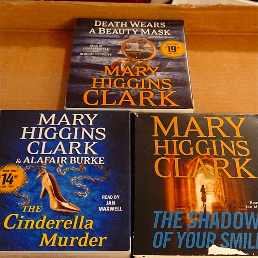 3 Different Mary Higgins Clark Audio books